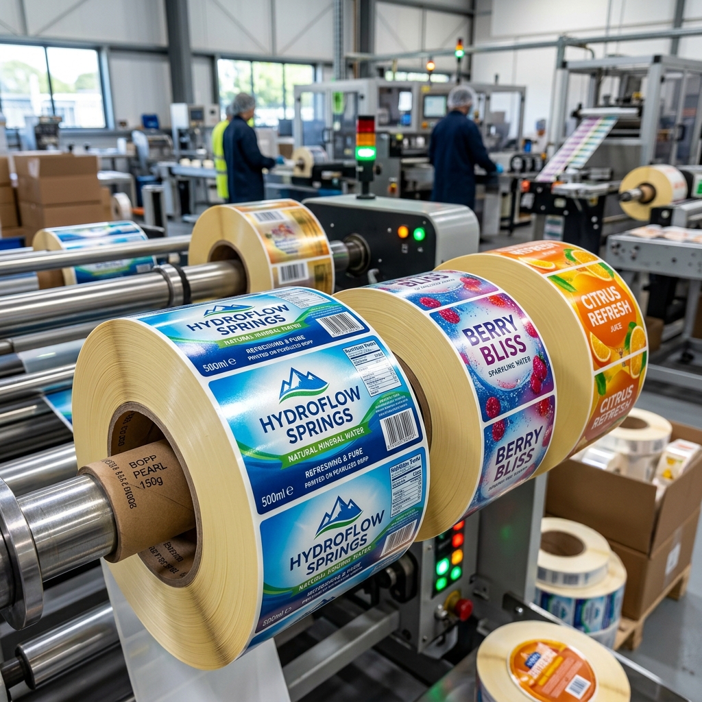 Printed BOPP Labels